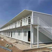 Maison conteneur pliable et démontable à construction rapide - Bâtiment moderne en panneaux sandwich métalliques pour extérieur, bureau, école, hôtel, centre commercial