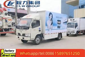 मोबाइल कॉन्सर्ट पोडियम स्टेज बॉक्स ट्रक 4x2 की अगुवाई वाली रोड शो हाइड्रोलिक डंप विज्ञापन स्टेज ट्रक - Product Image 4