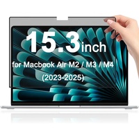 Filter Privasi Bingkai Cetak Sutra 2 Arah 22.5 °   Pelindung Privasi Anti Mata-mata Anti Cahaya Biru yang Dapat Dilepas untuk Macbook Air 15.3 inci A3241