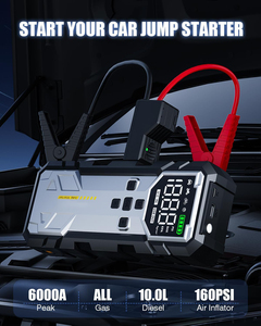 Démarreur de batterie de voiture portable 7200mAh 1000A D07 12V avec compresseur d'air 150PSI - Product Image 2