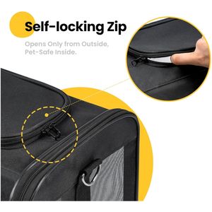 Katlanabilir havayolu onaylaması seyahat örgü taşıma evcil kediler taşıyıcı tutamak Tote çanta sırt çantası - Product Image 3