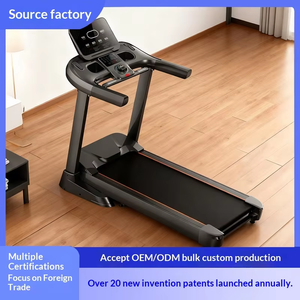 <span class=keywords><strong>Tapis</strong></span> de course électrique pliable professionnel avec écran LCD, moteur 3,5 CV et haut-parleur intégré pour usage domestique et salle de sport - Product Image 1