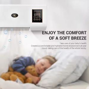 Quạt điện gắn tường hai chức năng 1800W, điều chỉnh nhiệt độ, tích hợp đèn chiếu sáng, làm nóng không gian cho phòng ở gia đình - Product Image 6