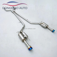 Sistem Knalpot High Flow DM untuk Infiniti G35 Sedan (RWD) 3.7L dengan Pipa Depan+Mid Tail dan Infiniti G35x AWD 3.5L VQ35HR Sedan Empat Pintu 3.5L
