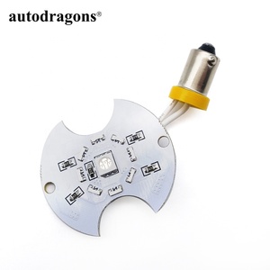 Anti parpadeo AC 6.3V 194 T10 # 555 Ba9s # 44 Discos LED Ajustables de Doble Cara, Blanco Frío y Ámbar, 13 LED, para Pinball JET/POP BUMPER - Product Image 5