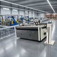Plotter de Corte CNC con Alimentación Automática TCOEM/ODM, Cortadora de Cama Plana para Etiquetas en Rollo y Cartón