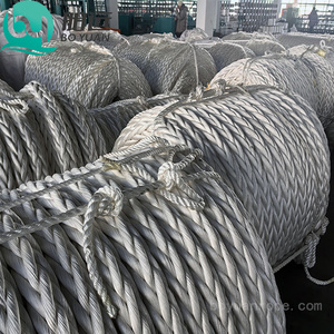 Wear Resistant And Sun Resistant 8/12 Strand High Tension Polypropylene Berthing Hawser <strong>Rope</strong> For Boats Custom Pp <strong>Rope</strong> 65MM