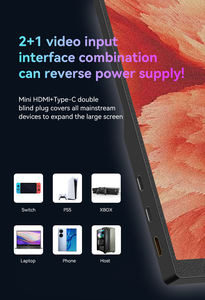 Moniteur <span class=keywords><strong>portable</strong></span> de haute qualité 14 pouces USB C <span class=keywords><strong>écran</strong></span> <span class=keywords><strong>portable</strong></span> HD moniteur de jeu de voyage <span class=keywords><strong>externe</strong></span> pour ordinateur <span class=keywords><strong>portable</strong></span> avec béquille - Product Image 6