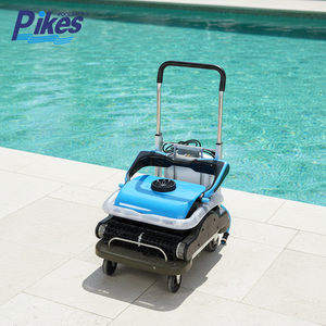 Nettoyeur de <span class=keywords><strong>piscine</strong></span> robotisé automatique haute efficacité, <span class=keywords><strong>robot</strong></span> aspirateur pour <span class=keywords><strong>piscine</strong></span> <span class=keywords><strong>avec</strong></span> <span class=keywords><strong>chariot</strong></span> - Product Image 1