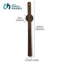 Chausse-pied magnétique en bois de hêtre naturel-Long manche 20CM 50CM 55CM multi-taille, chausse-pied ergonomique pour une utilisation facile