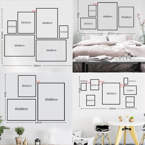 Tóm tắt cây thực vật vải in hiện đại tối giản bức tranh tường nghệ thuật với vàng long lanh khung cho trang trí nội thất - Product Image 6