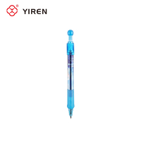 Stylo plume rétractable effaçable YIREN, nouveau design motif spatial, pointe en acier inoxydable 0,38 mm, écriture fluide pour étudiants, ensemble anti-fuite
