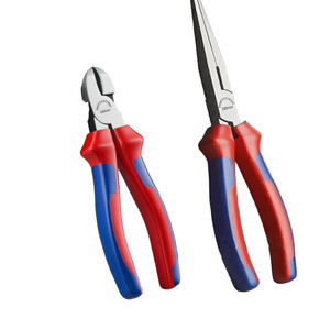 Outdoor Manual <strong>Tool</strong> Pliers Carbon Steel Multi Combination Long Nose Oblique Portable Pliers Set, With Anti Slip Handle - Product Image 2