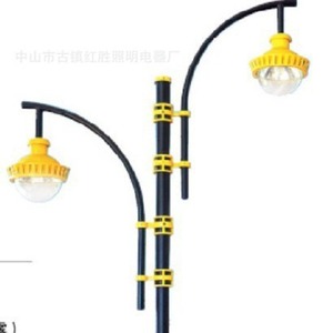 Lámpara LED de Jardín de Doble Cabezal con Cuerpo de Hierro, 50000 Horas de Vida Útil para Uso en Exteriores - Product Image 2