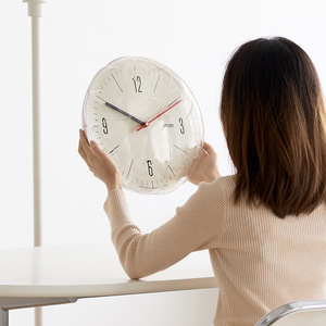 Wall <b>Clock</b> Round 3D Battery Powered Single Face Modern Home Decor - Product Image 3