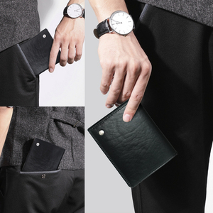 Borsa da viaggio per portafoglio da uomo in vera pelle di pecora in pelle di pecora originale da viaggio - Product Image 5