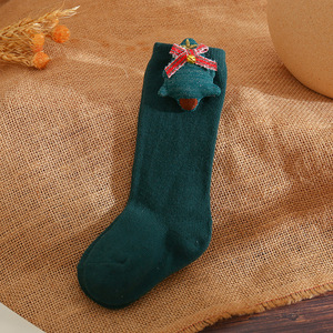 Chaussettes de Noël pour bébé Chaussettes en coton respirantes en velours corail Chaussettes pour enfants Chaussettes de couchage épaisses et chaudes - Product Image 5