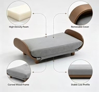 Coussinets de transport matelassés en mousse à mémoire de forme, respirants, confortables et personnalisables de haute qualité avec housse amovible pour chats et chiens