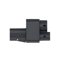 Adaptateur de charge EV portable haute vitesse 250A DC NACS vers CCS2 de qualité supérieure, noir, protection IP54, connecteur de chargeur