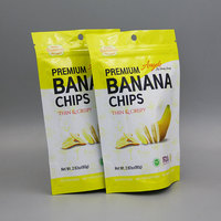 Vente en gros directe de sacs d'emballage pour aliments en plastique personnalisés pour les chips de banane/pommes de terre