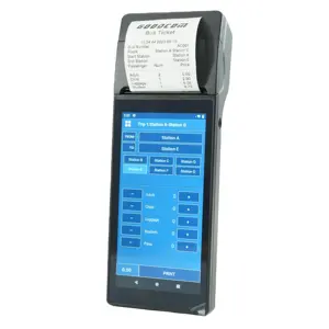 GOODCOM Android 10 POS portatile portatile palmare terminale stampante sistema Wireless macchina per la gestione dei biglietti del Bus