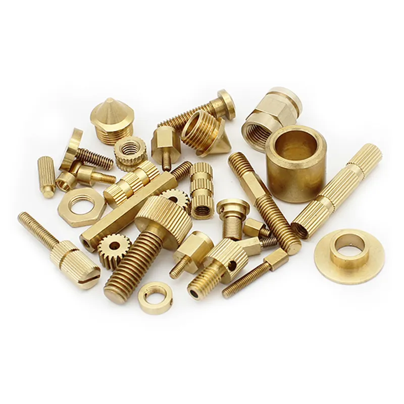 Customized Micro Machining Milling Polished Precision Brass Spare Mechanical Products Cnc Brass Turned Parts