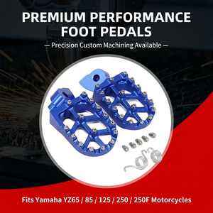 Pedales Anchos Antideslizantes de Aluminio Aeroespacial CNC, Personalizados, con Diseño Hueco y Ligeros para <span class=keywords><strong>Motocross</strong></span> <span class=keywords><strong>Yamaha</strong></span> <span class=keywords><strong>YZ</strong></span> <span class=keywords><strong>250</strong></span> 250F 450F - Product Image 5