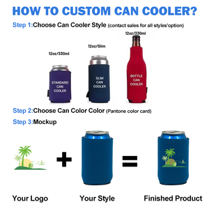 Mỏng cách nhiệt có thể mập mạp bia làm mát chai cup uống koozy Cozie Jerry bia chủ mập mạp chủ tùy chỉnh Neoprene có thể làm mát - Product Image 6