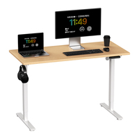 Bureau debout moderne à hauteur réglable, bureau électrique assis-debout, moteur DC silencieux, poste de travail ergonomique pour la maison et le bureau