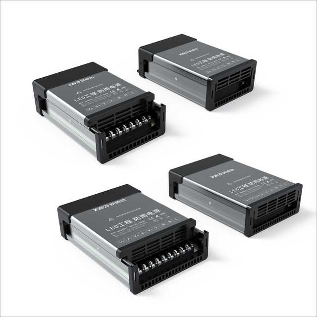 Rainproof 60W-400W Dc12V Smps Power Supply 24 Volt Constant Voltage Switching 230v Ac Dc Led Power Supply