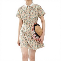 Tissu en coton 100 % biologique, écologique, respirant et léger, imprimé à la main, pour robes, sacs et costumes pour garçons
