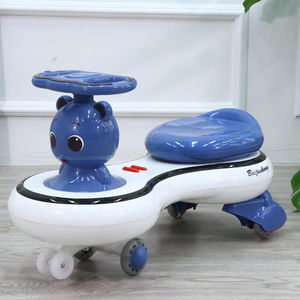 Venta caliente nuevo modelo de dibujos animados bebé columpio coche con volante bebé paseo en coche para <span class=keywords><strong>3</strong></span>-8 años - Product Image 5
