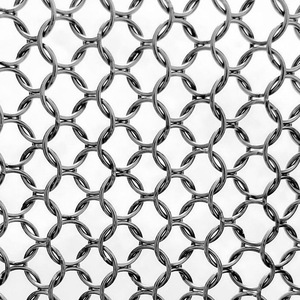 Cortina Decorativa <span class=keywords><strong>de</strong></span> Malla Metálica con Anillos <span class=keywords><strong>de</strong></span> Bloqueo <span class=keywords><strong>de</strong></span> Metal <span class=keywords><strong>de</strong></span> Colores Galvanizados, Cortina <span class=keywords><strong>de</strong></span> Malla para Separación <span class=keywords><strong>de</strong></span> Ambientes, Utilizada para Decoración <span class=keywords><strong>de</strong></span> Interiores - Product Image 3