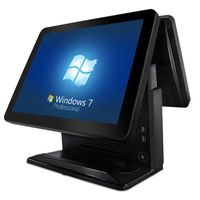 NEW Design 15.6 Inch Touch Screen POS System Cash Register With 15.6 Inch 2nd Display POS Optional Printer Scanner Cash Drawer