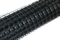 Bas prix biaxiale asphalte fibre de verre de renforcement en fibre de verre route Biaxiale géogrille fabricants pour vente