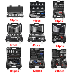 Tự động sửa chữa herramientas Kit cờ lê công cụ thiết lập Hộp dụng cụ cầm tay Ratchet cờ lê thép xe cơ khí công cụ Ổ cắm cờ lê Bộ - Product Image 2