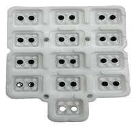 Desain Tahan Lama Keypad Silikon dengan Tombol Numerik dan Pemasangan PCB untuk Sistem Kontrol Akses Peralatan Rumah Tangga.
