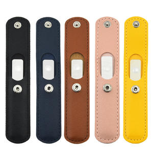 Dual Side Nano Glass Nail <span class=keywords><strong>Buffer</strong></span> File com <span class=keywords><strong>Leather</strong></span> Case Eco-friendly 80 # Nail Care Tool para Nail Salon Use - Product Image 3