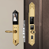 Cerradura Inteligente de Lujo para Puerta Corrediza de Villa, Impermeable, con App Tuya WiFi, Huella Digital y Contraseña sin Llave