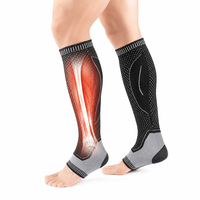 Manchon de compression pour mollet personnalisé avec grip en silicone et design antidérapant – Fabricant