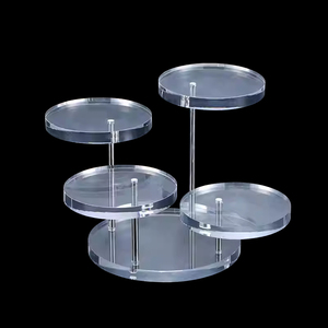 Vòng Nhỏ Acrylic đá quý Vòng Charms hiển thị đứng trắng rõ ràng Acrylic Boutique truy cập Acrylic trang sức hiển thị - Product Image 4