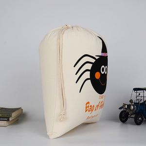 Bolsa de Halloween Personalizada con Cordón, Bolsa de Dulces para Truco o Trato, Bolsa de Regalo al por Mayor con Diseño de Calabaza y Araña para Decoración de Fiestas Infantiles - Product Image 2