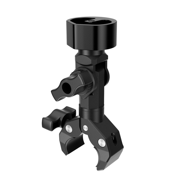 Adjustable Starlink Mini Mount Crab Clamp for 15-40mm Poles Heavy Duty Aluminum Alloy Bracket for Portable Satellite Dish