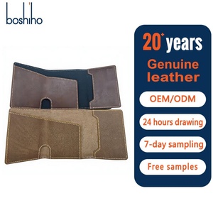 Boshiho Leather RFID Customized Pattern Metal Pop-up Anti Theft Business ID <b>Wallet</b> for Men Pop up Credit <b>Card</b> <b>Holder</b> - Product Image 1