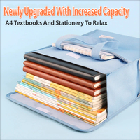 Sac fourre-tout réutilisable avec fermeture éclair pour l'école primaire, les cours de formation et les tutorat, en tissu Oxford, personnalisable avec logo imprimé