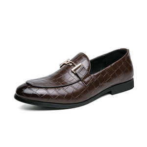 Alexbu — chaussures en cuir PU pour hommes, mocassins de luxe, nouveau Style, taille <span class=keywords><strong>48</strong></span>, mocassins d'affaires Oxford - Product Image 1
