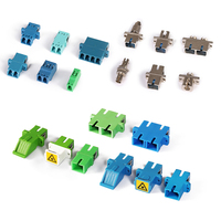 Adaptateur Fibre Optique Monomode SC/APC Mâle vers LC/APC Femelle, Convertisseur Hybride LC-SC FTTH Conforme ROHS, Matériau ABS Haute Performance