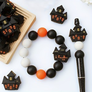 Cross-border 3D <b>Silicone</b> <b>Beads</b> Halloween Series Accessories DIY Party Decorations Beading Wholesale Made Dongguan Model WULI1140 - Product Image 4