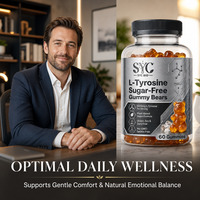 Gummies de L-Tyrosine à Marque Blanche Personnalisée 1000mg Sans Sucre Complément Alimentaire Naturel pour Adultes Vente en Gros Direct Usine