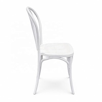 Chaise en plastique durable de style Thonet pour événements extérieurs, hôtels, restaurants, mariages et fêtes